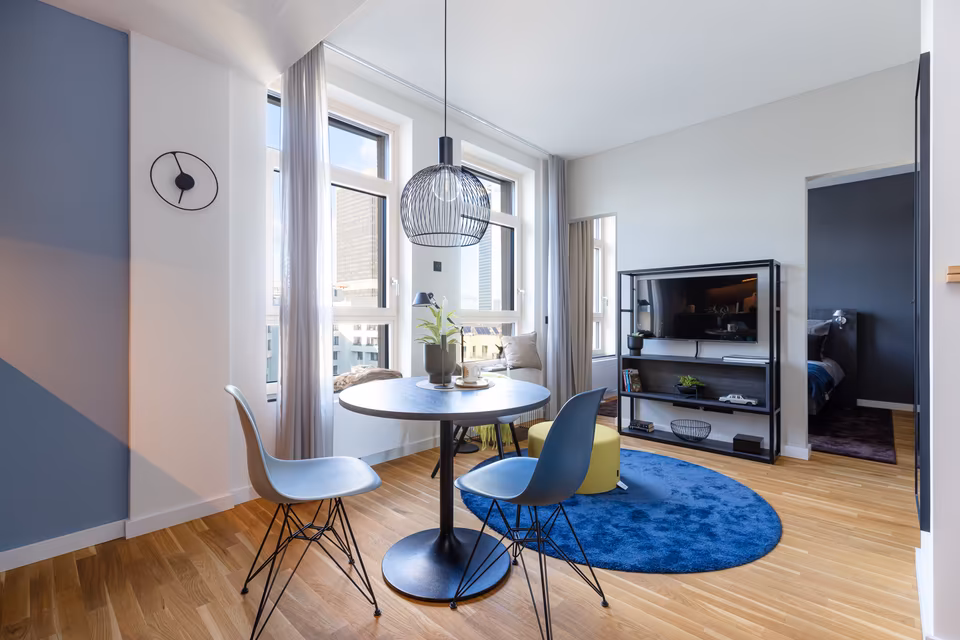 Möbliertes Luxus-Apartment im Zentrum Frankfurts in Gutleutviertel, Frankfurt am Main