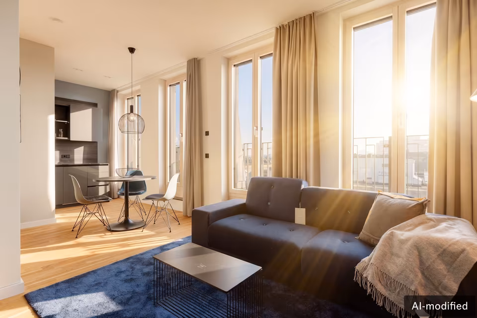 Luxuriös und unkompliziert – Voll ausgestattete Wohnung in Frankfurt in Gutleutviertel, Frankfurt am Main