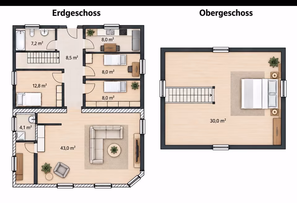 Einfamilienhaus mit 6 Zimmer zu vermieten in Berlin Rudow in Rudow, Berlin