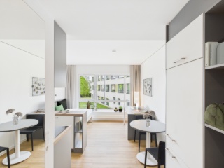 Möbliertes Apartment in Riedberg, 24 m2, all inclusive, frei ab 01.10 in Riedberg, Frankfurt am Main
